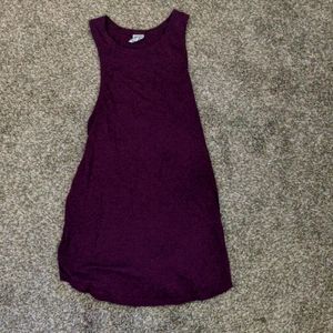 Maroon racer back